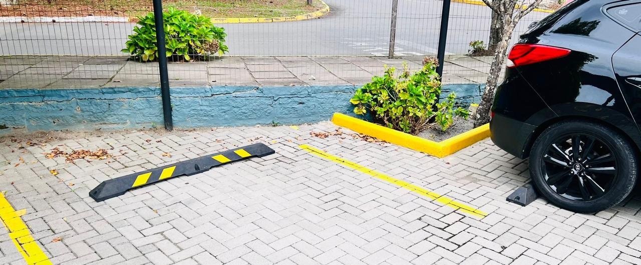 bate rodas / Limitador de Vagas
